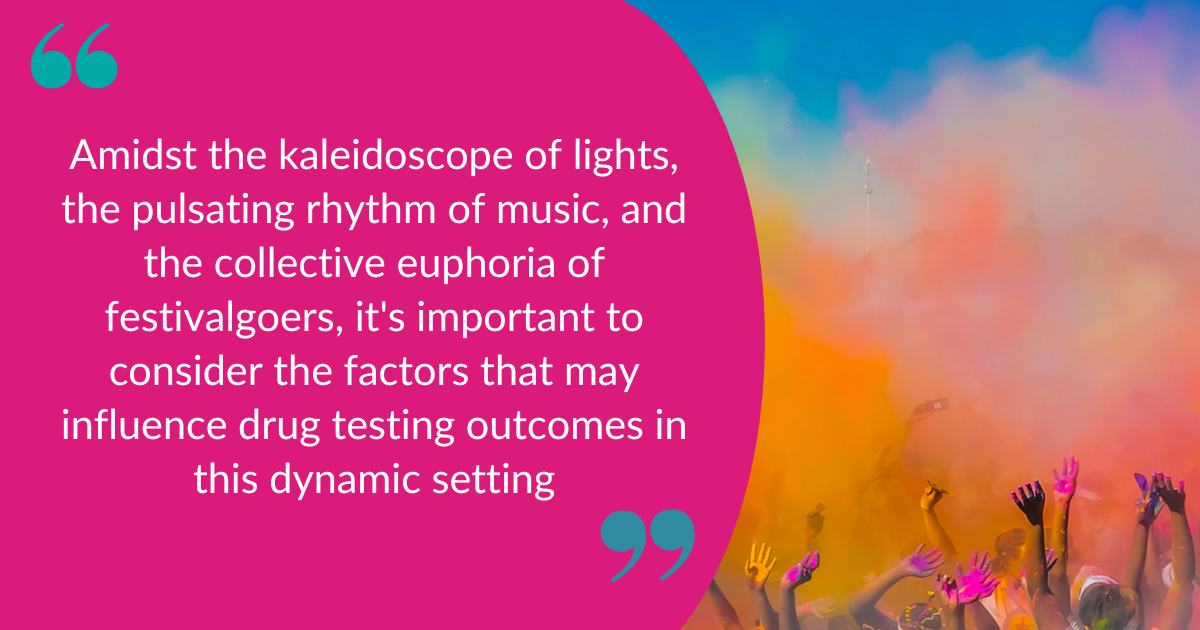 Drug Testing Kissing at music festivals and other summer activities